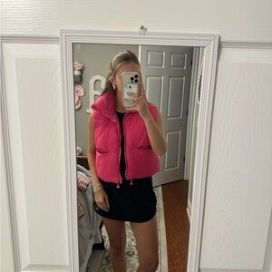 Women's Pink Puffer Vest
